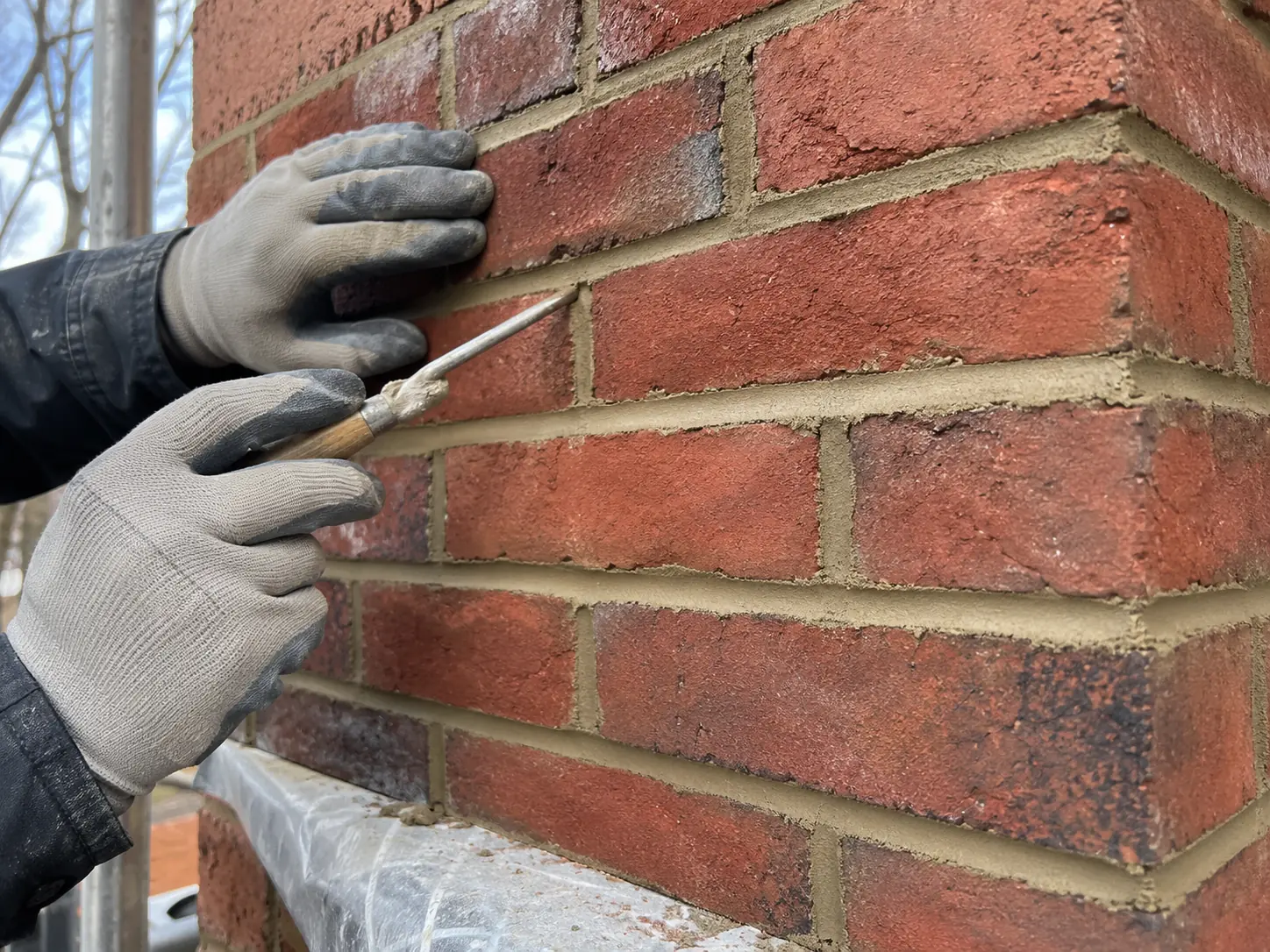 Chimney masonry repair